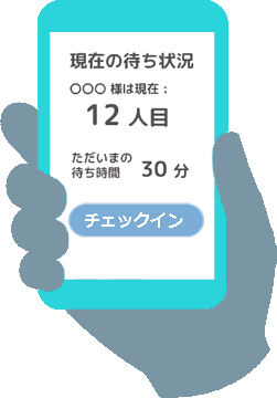 オンライン順番受付 (セルフチェックイン)